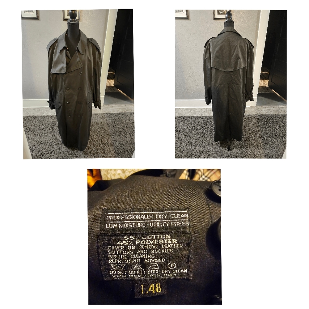 Burberry style men's/unisex trench coat